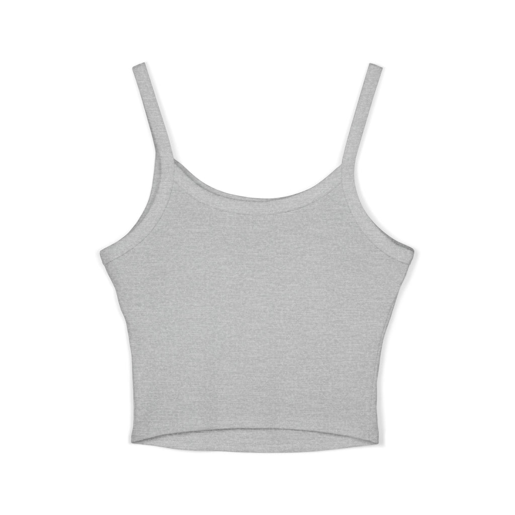 Giddy Up Crop Tank Top — Women's Spaghetti-Strap Graphic Tank