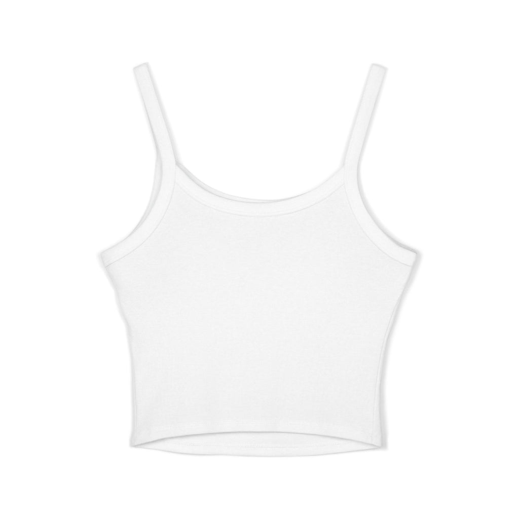 Giddy Up Crop Tank Top — Women's Spaghetti-Strap Graphic Tank