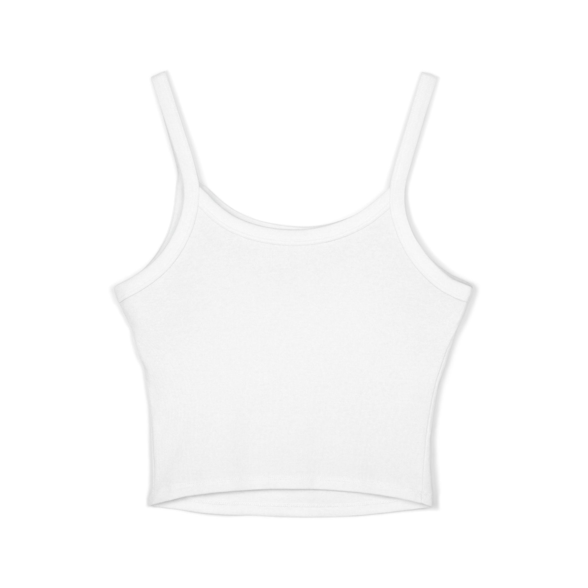 Giddy Up Crop Tank Top — Women's Spaghetti-Strap Graphic Tank