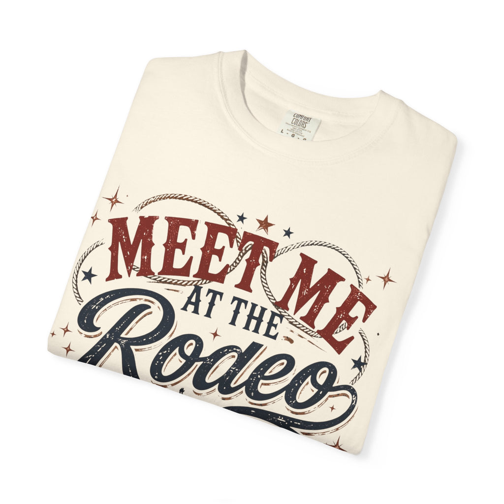 Meet Me at the Rodeo T-Shirt — Vintage Western Cowboy Rodeo Tee