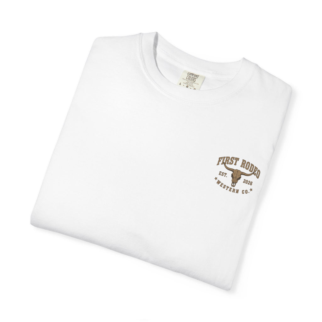 First Rodeo Skull T-Shirt – Western Cowboy Graphic Tee