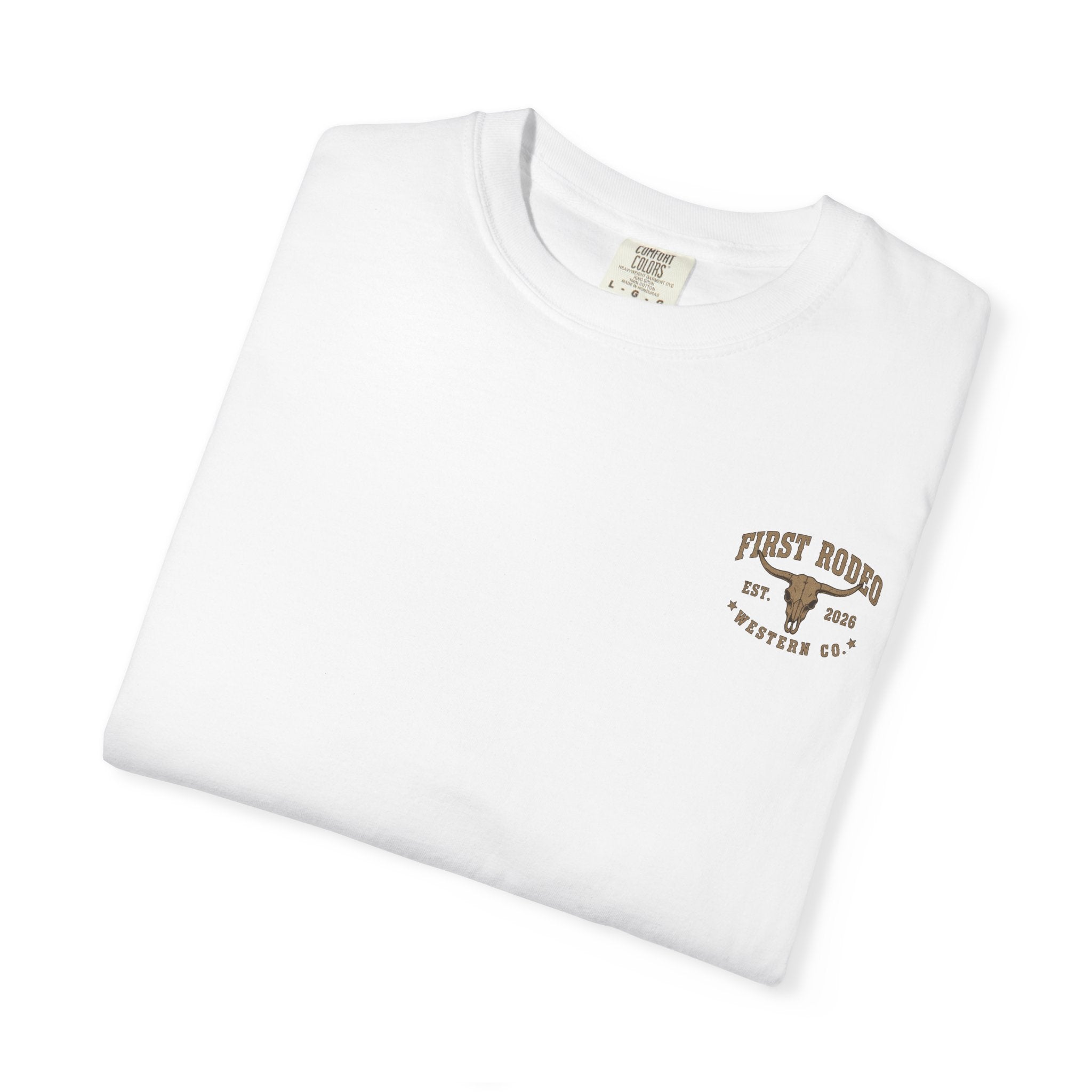 First Rodeo Skull T-Shirt – Western Cowboy Graphic Tee
