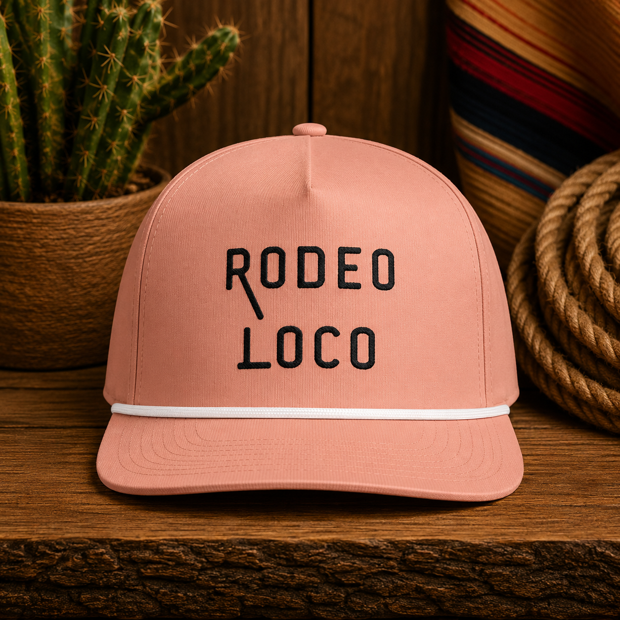Rodeo Loco Rope Hat | Western Snapback Cap | First Rodeo