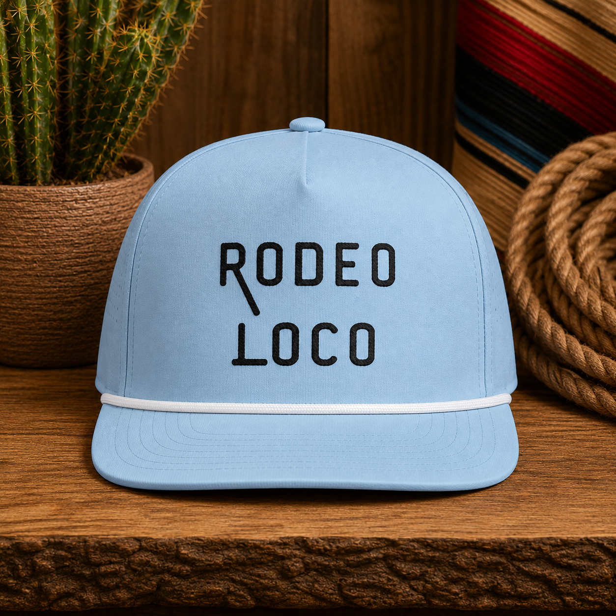 Rodeo Loco Rope Hat | Western Snapback Cap | First Rodeo