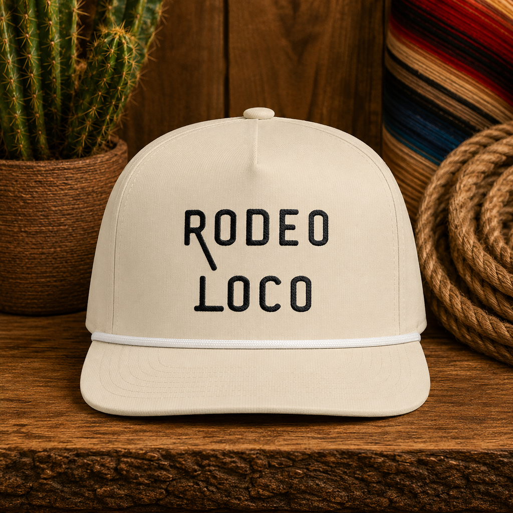 Rodeo Loco Rope Hat | Western Snapback Cap | First Rodeo