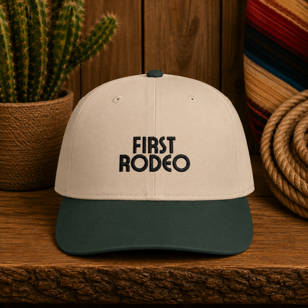 First Rodeo Classic Embroidered Snapback Hat