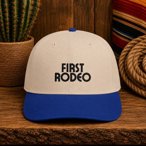 First Rodeo Classic Embroidered Snapback Hat
