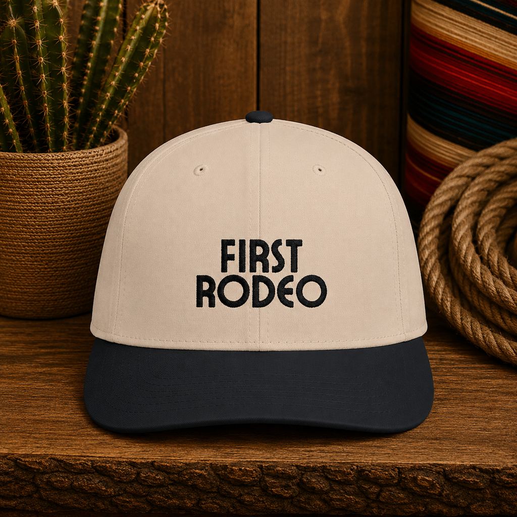 First Rodeo Classic Embroidered Snapback Hat