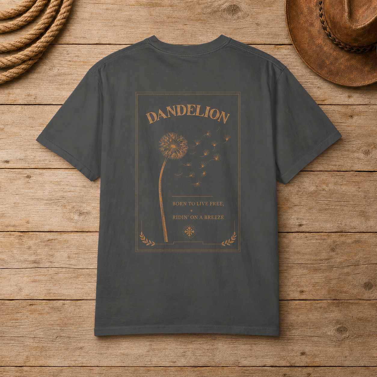 Dandelion "Born to Live Free" Graphic T-Shirt